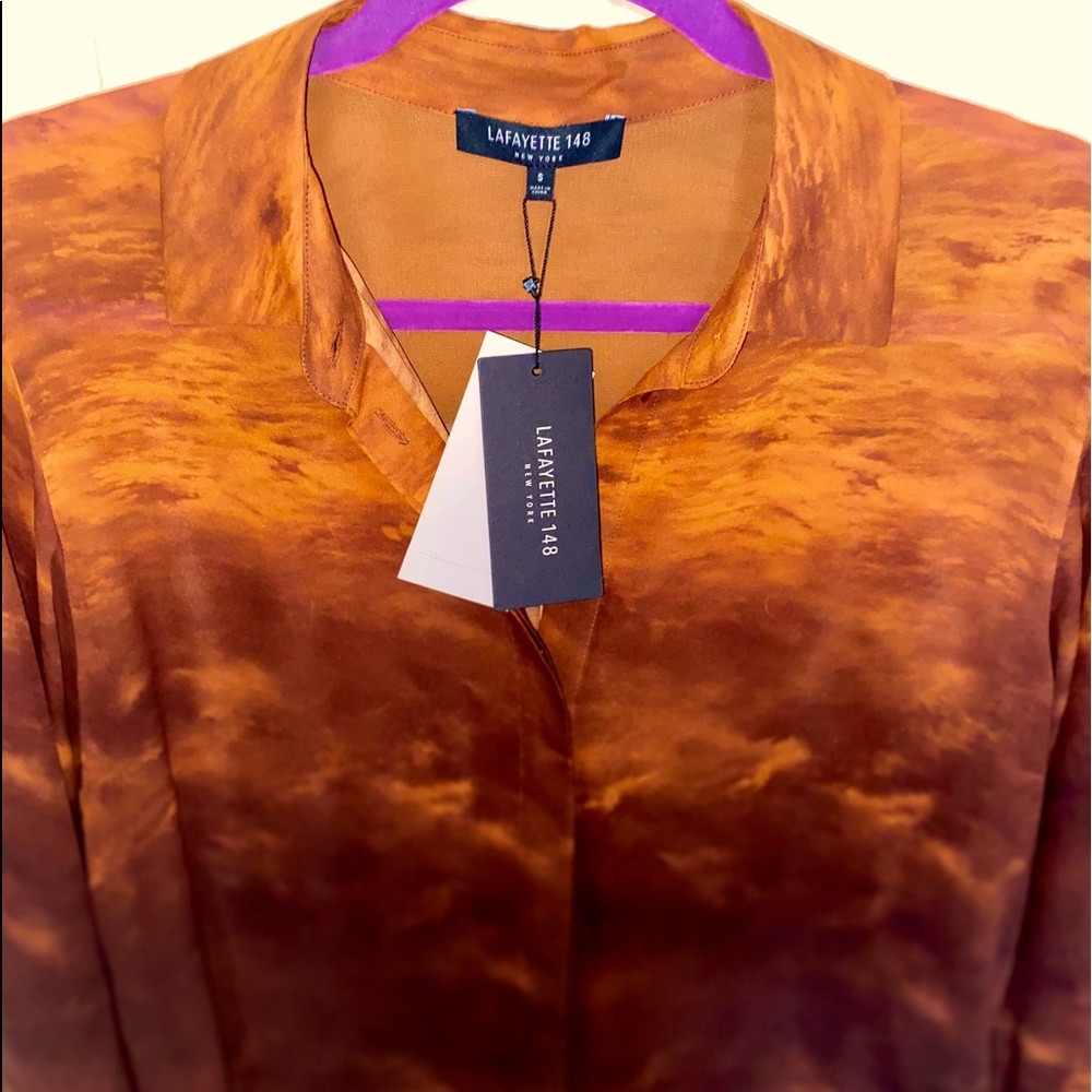 Lafayette 148 New York “Canyon” Blouse